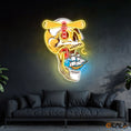 Load image into Gallery viewer, Ghost Ship's Beacon Skull, Lighthouse & Ship Neon Light Artwork