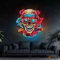Load image into Gallery viewer, Shinigami Glow The Art of Life and Death Neon Sign Light Artwork
