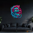 Load image into Gallery viewer, No Game No Light Crazy Skull Neon Light Artwork
