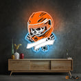 Load image into Gallery viewer, Gearhead’s Graveyard Skull & Repair Neon Light Artwork

