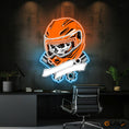 Load image into Gallery viewer, Gearhead’s Graveyard Skull & Repair Neon Light Artwork
